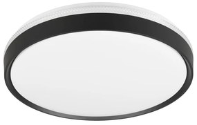 Черно-бяло LED осветително тяло за таван ø 47 cm Spacy – Trio