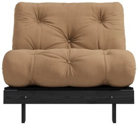 Кафяво кресло Roots Black Night – Karup Design