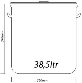 Казан с капак SAPIR SP 1211 - 172 литра