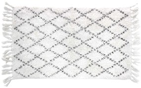 Бял килим за баня 50x80 cm Latika – douceur d'intérieur