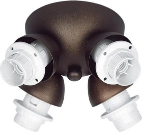 Арматура за плафон СПРИНГ, патина, 4xE14