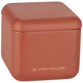 Оранжев органайзер за баня за памучни тампони от полиресин Tom Tailor T-Rounded – Wenko