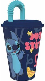 Чаша със Сламка Stitch Palms 430 ml