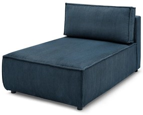 Тъмносин променлив модулен диван от велур Nihad modular - Bobochic Paris