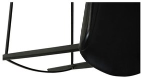 Бар стол от черна изкуствена кожа Hype - DAN-FORM Denmark