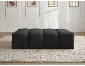 Черна шенилова табуретка Everest – Bobochic Paris