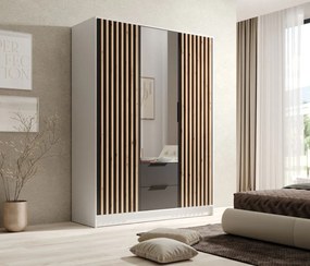 Гардероб Niriam 3-врати-Leuko-Mauro