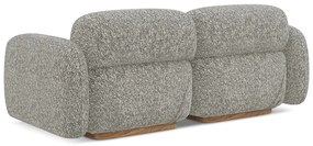 Сив модулен диван 190 cm Ailani – Makamii