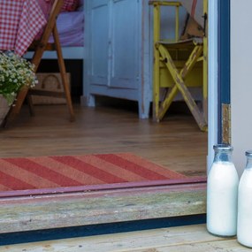 Изтривалка от кокосови влакна 40x60 cm Pink Stripe – Artsy Doormats