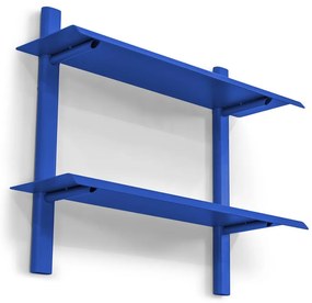 Син на няколко нива метален стенен рафт 60 cm Hola – Spinder Design