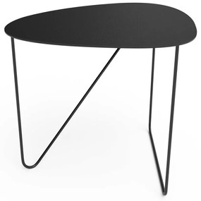 Черна метална масичка за кафе 44x50 cm Curve L Bull – LIND DNA