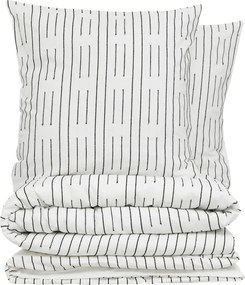 Спално бельо atmosphera Kain, Релефен памук с ефект лен - 260x240 cm