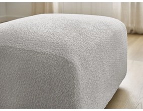 Светлосива табуретка от букле Tina – Bobochic Paris