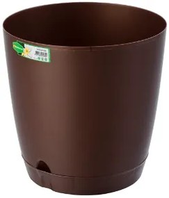 Саксия цветна №2 1.5L кафява (5410)