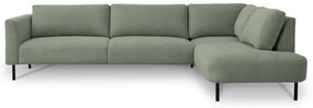 Зелен ъглов диван (десен ъгъл) Hero – Scandic