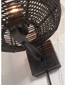 Черна стенна лампа ø 18 cm Tanami - Good&amp;Mojo