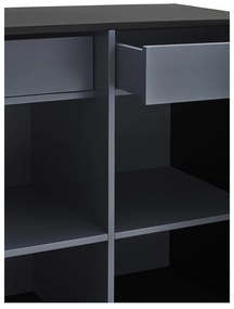 Черен скрин, ширина 92 cm Doric - Teulat