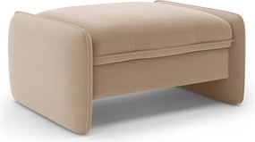 Кафява кадифена табуретка Georgia – Micadoni