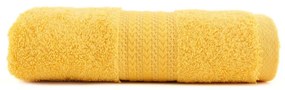 Жълта кърпа от чист памук , 70 x 140 cm - Foutastic