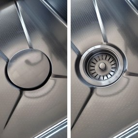 Многофункционална стоманена мивка 10 в 1 REA Alonzo Brush Nickel