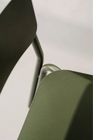 Зелен градински стол метален Kei – noo.ma