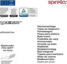 Подложка против хлъзгане за душ 53x53 cm Ruby – Spirella