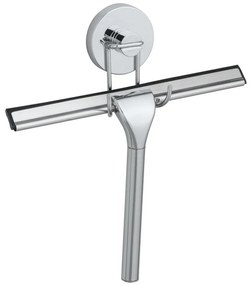 WENKO 20877100-Стъргалка VACUUM-LOC, кръгла, стоманена, 24,5x25 cm, неръждаема стомана/блестящ хром/сребрист