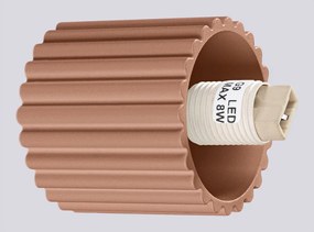 Светлокафява стенна лампа ø 12 cm Orbital – Sollux