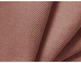 Розово двойно тапицирано легло с място за съхранение с включена подматрачна рамка 140x200 cm Colonel – Cosmopolitan Design