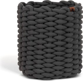 Текстилна кошница ø 25x25 cm Peach Skin Round M – Bigso