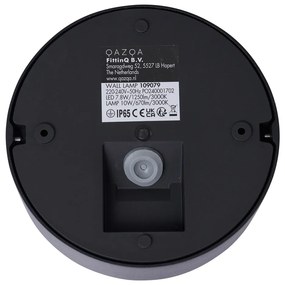 Модерна външна стенна лампа черна вкл. LED IP65 - Dop