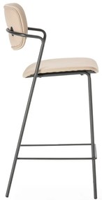 Бежови бар столове в комплект от 2 бр. (височина на седалката 68 cm) Maika – Marckeric