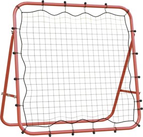 Регулируема рикошетна мрежа за футбол 96x80x96 см стомана и PE