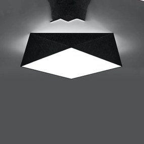 Черно осветително тяло за таван 45x45 cm Koma – Nice Lamps