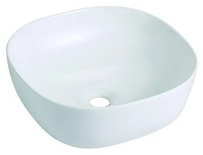 Bathco 4071 - Мивка за плот OLEA 41x41 см порцелан/бял