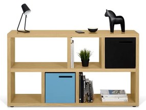 Библиотека от декор от дъб естествена 150x83 cm Berlin – TemaHome