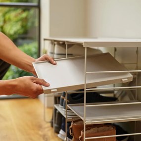 Регулируем рафт за обувки Joseph Joseph 55009, 12 чифта, 3 рафта, Стоманена основа, Екрю