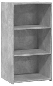 846365 vidaXL Бюфет, бетонно сив, 50x41x93 см, инженерно дърво