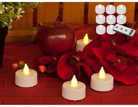 LED свещи в комплект от 8 бр. (височина 4 cm) – Hilight