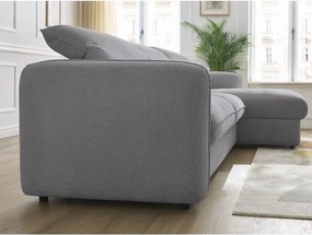 Сив ъглов диван Achille – Bobochic Paris