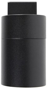 Комплект от 2 външни стенни лампи черен неръждаема стомана IP44 - Solo