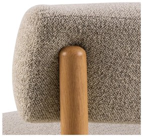 Бежово кресло от плат букле Burley – Actona