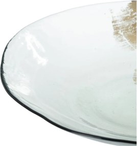 Стъклен декоративен поднос ø 29 cm – Ixia