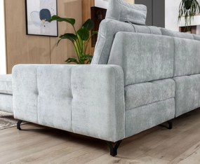 Ъглов диван Kognito max-Left-Gkri Anoixto