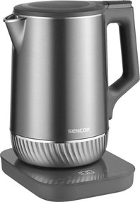 Sencor - Електрическа кана с терморегулация 1,7 l 1800W/230V неръждаема стомана
