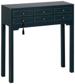 Синя конзолна маса 26x85 cm Diana – Ixia