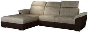 Ъглов разтегателен диван TATIANA, 272x100x216, berlin 03/soft 66, ляв ъгъл