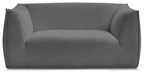 Тъмносив диван от прежда с примки от букле 170 cm Giorgia – Bobochic Paris