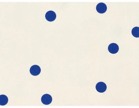 Единично спално бельо от памучен сатен в син и кремав цвят 140x200 cm Solaris – Södahl