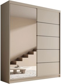Плъзгащ се гардероб Shelvia 180-Кашмир